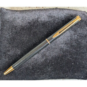 Waterman Hemisphere Ballpoint Pen Black Gold - France - CHIPS READ